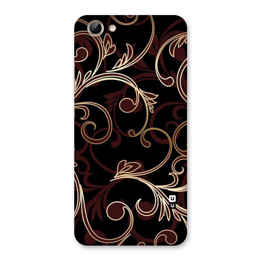 Golden Maroon Beauty Back Case for Vivo Y71i