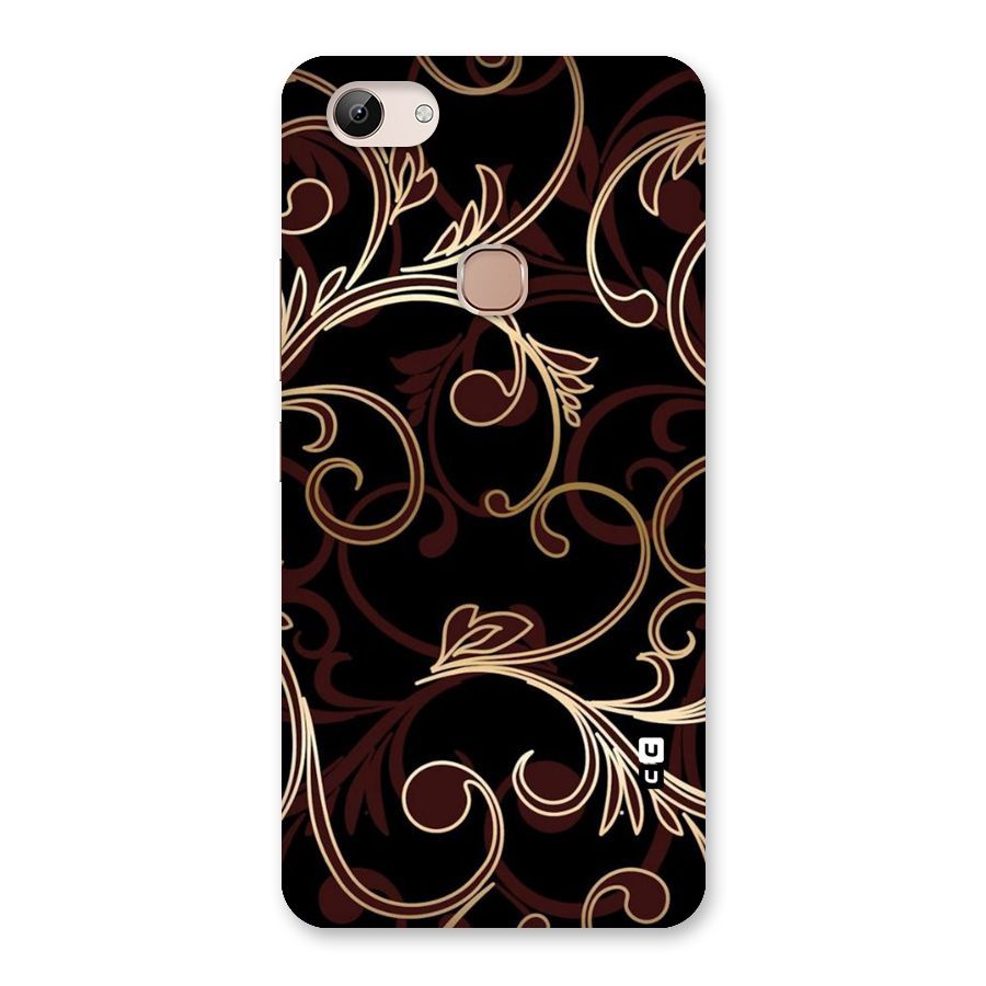 Golden Maroon Beauty Back Case for Vivo Y83