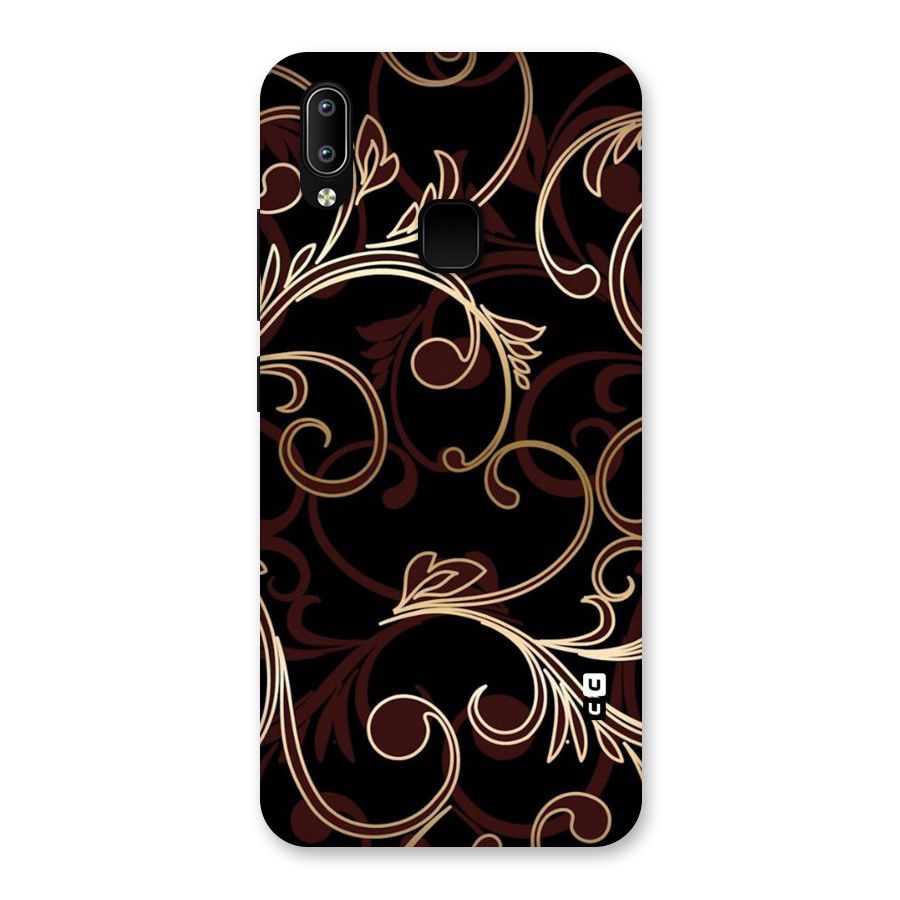 Golden Maroon Beauty Back Case for Vivo Y93