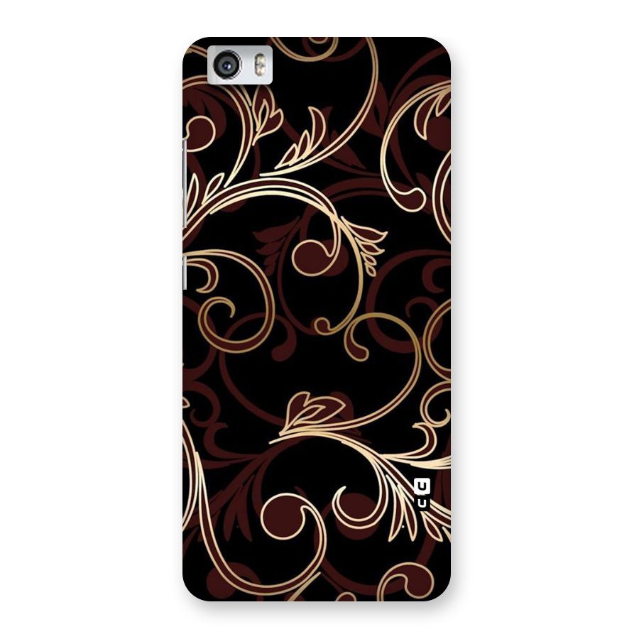 Golden Maroon Beauty Back Case for Xiaomi Redmi Mi5