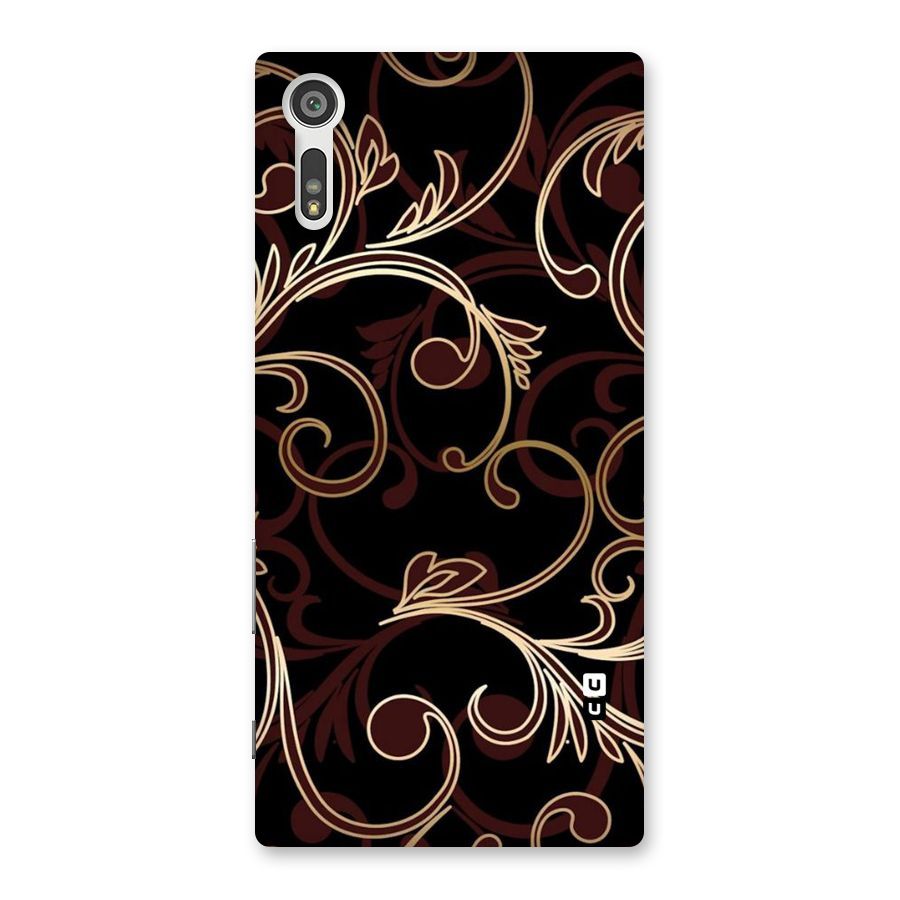 Golden Maroon Beauty Back Case for Xperia XZ
