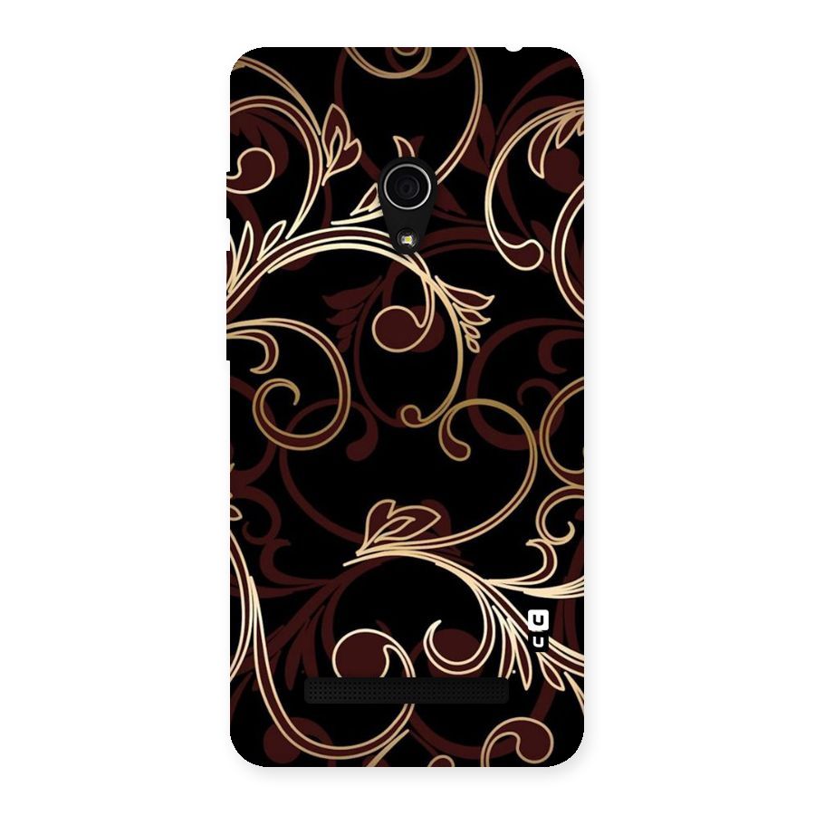 Golden Maroon Beauty Back Case for Zenfone 5
