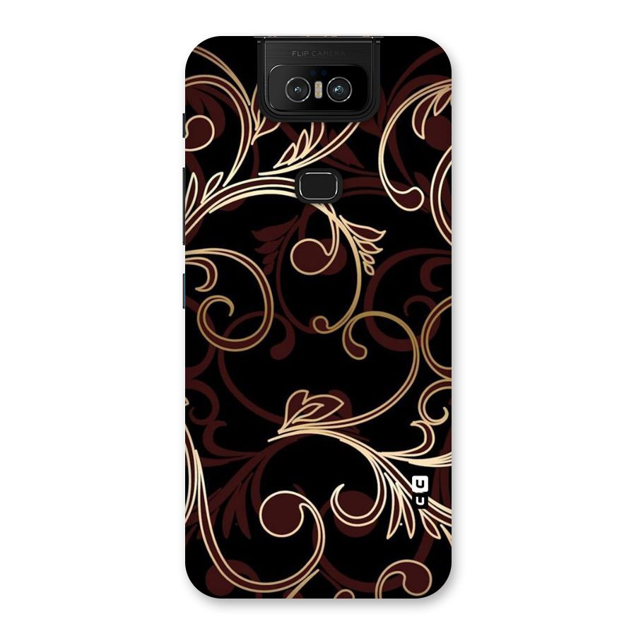 Golden Maroon Beauty Back Case for Zenfone 6z