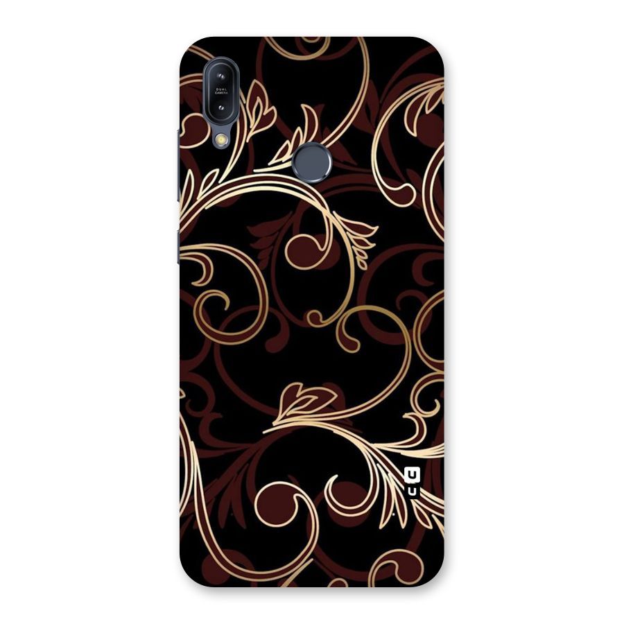 Golden Maroon Beauty Back Case for Zenfone Max M2
