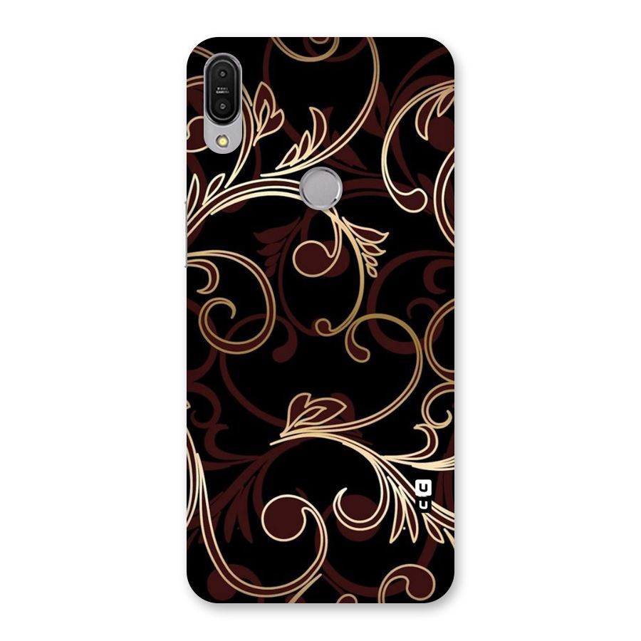 Golden Maroon Beauty Back Case for Zenfone Max Pro M1