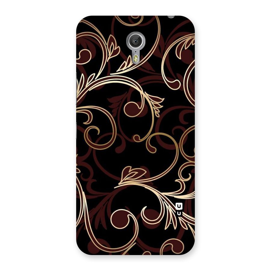 Golden Maroon Beauty Back Case for Zuk Z1