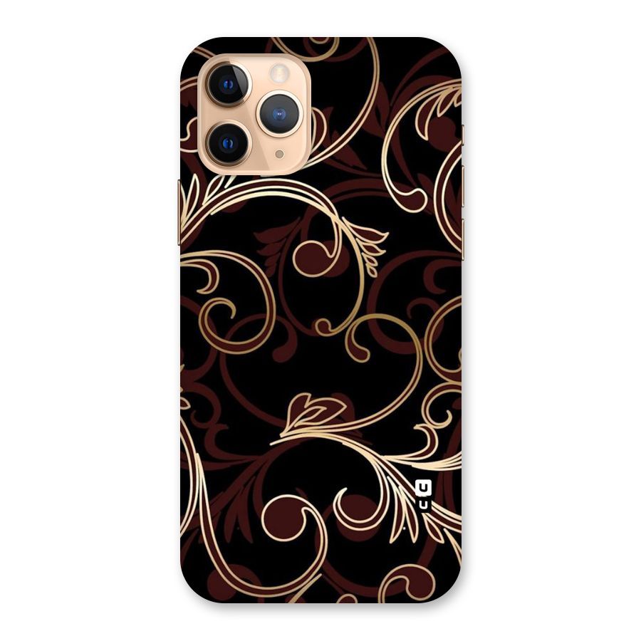 Golden Maroon Beauty Back Case for iPhone 11 Pro