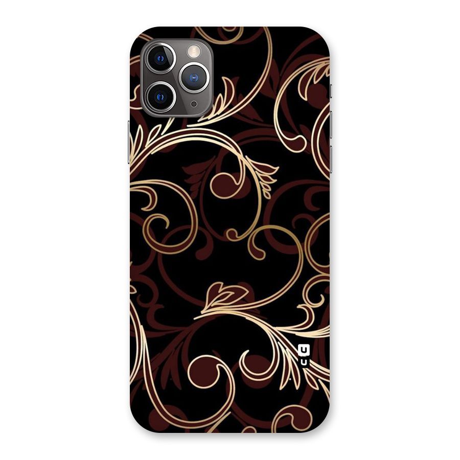 Golden Maroon Beauty Back Case for iPhone 11 Pro Max