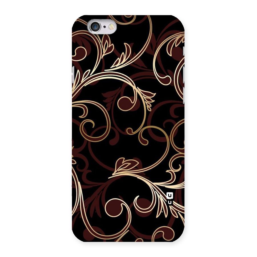 Golden Maroon Beauty Back Case for iPhone 6 6S