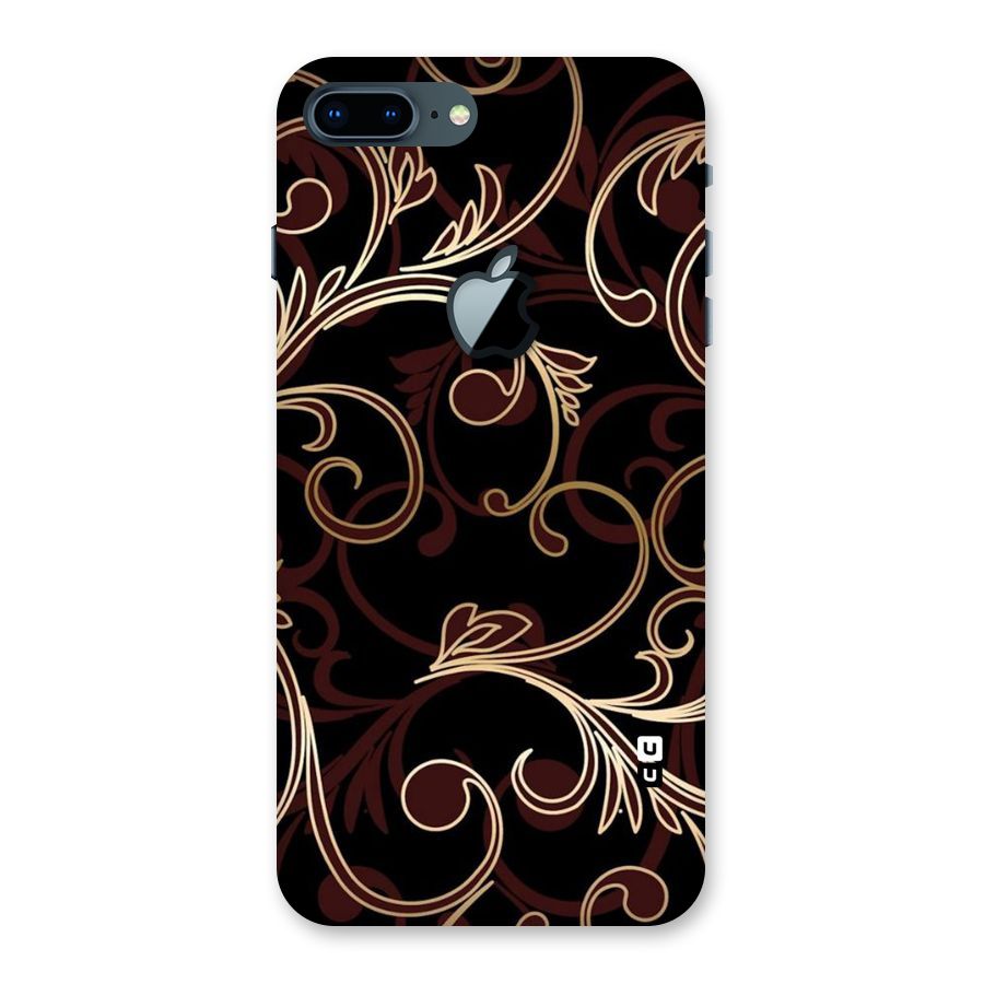 Golden Maroon Beauty Back Case for iPhone 7 Plus Apple Cut