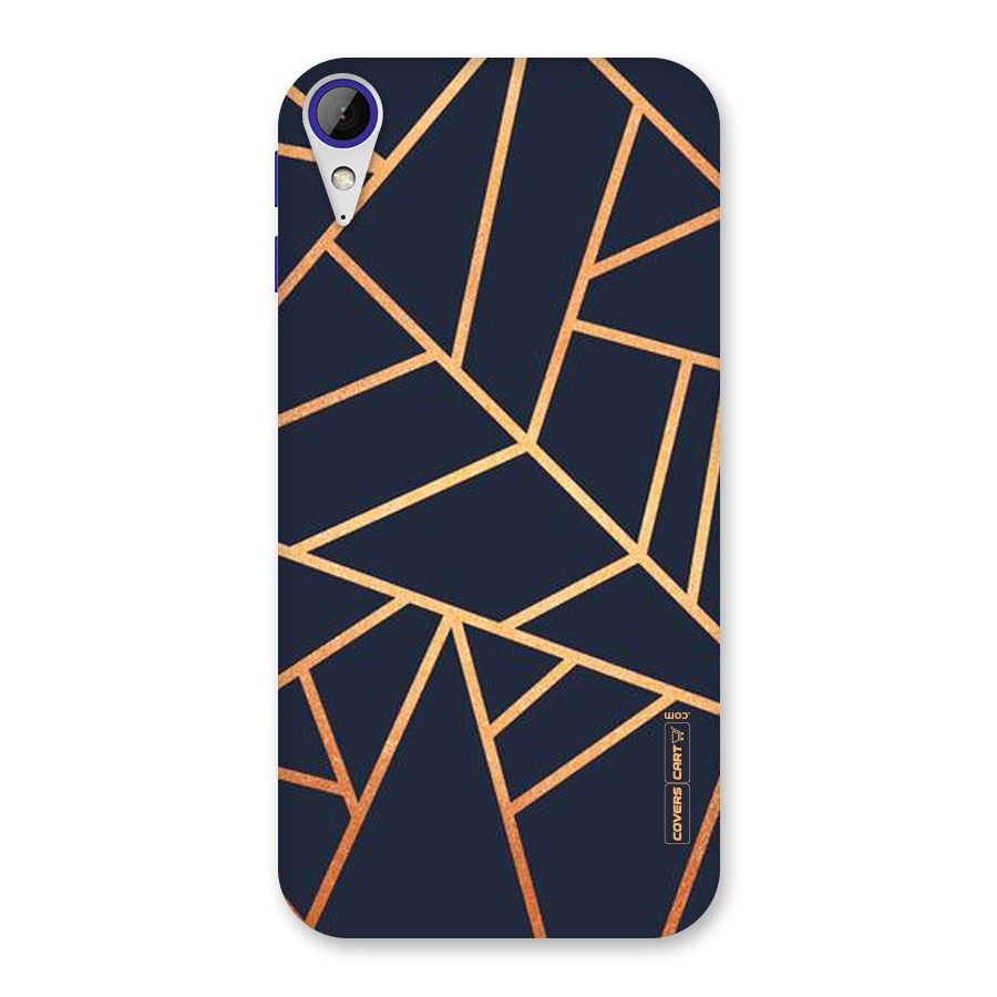 Golden Pattern Back Case for Desire 830