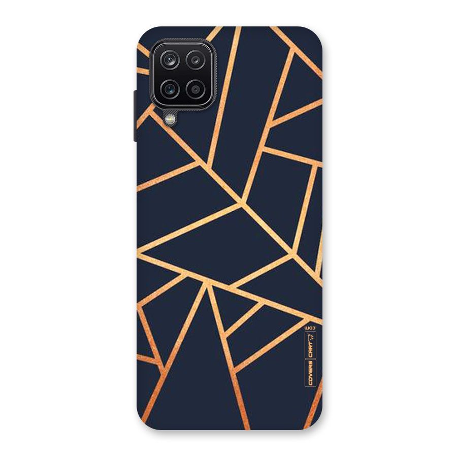 Golden Pattern Back Case for Galaxy A12