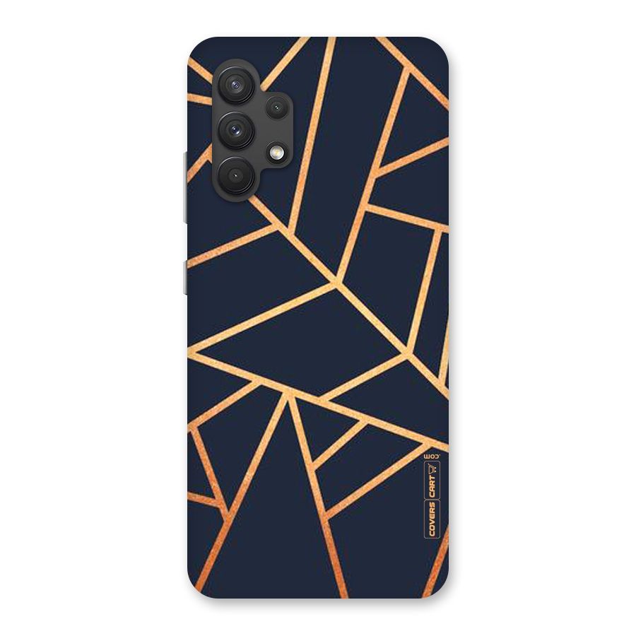 Golden Pattern Back Case for Galaxy A32