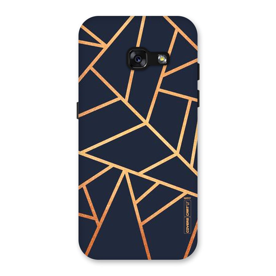 Golden Pattern Back Case for Galaxy A3 (2017)