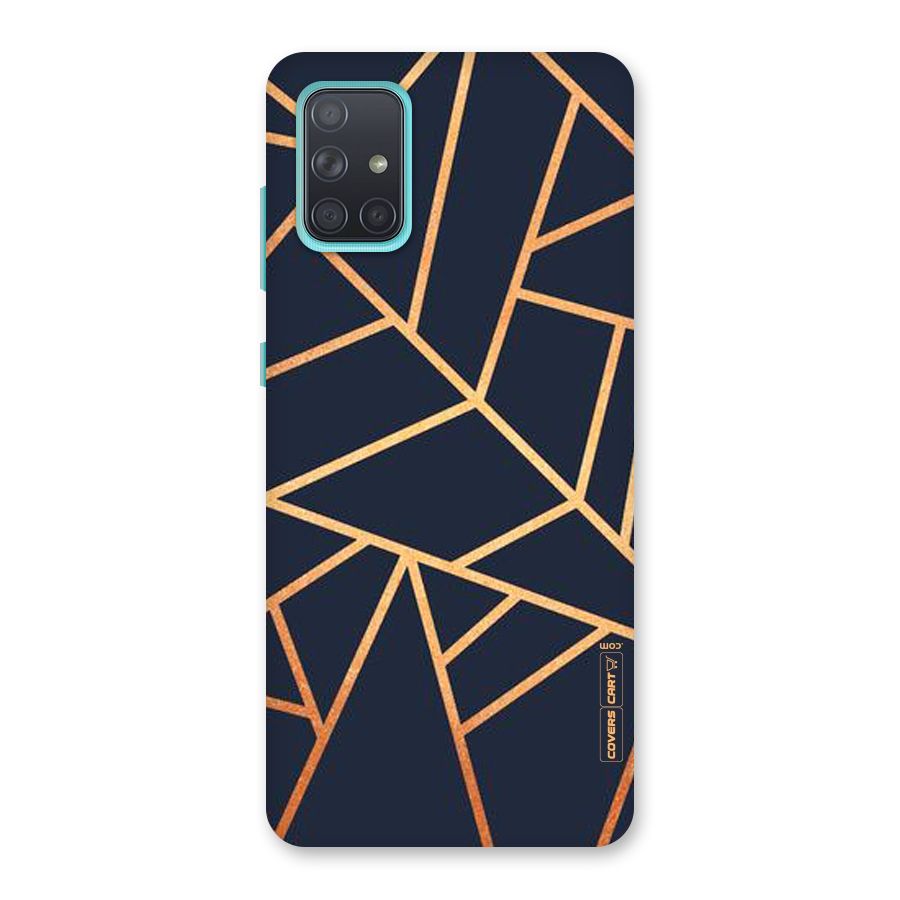 Golden Pattern Back Case for Galaxy A71