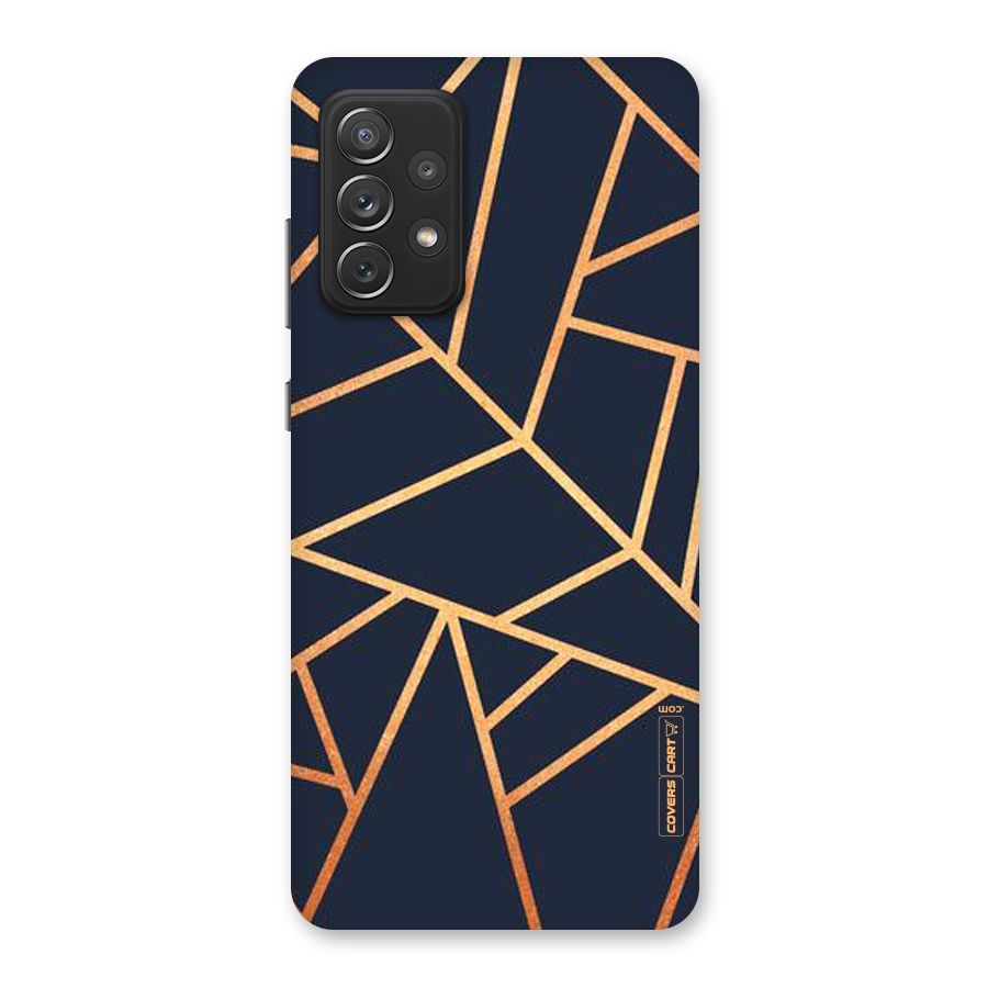 Golden Pattern Back Case for Galaxy A72