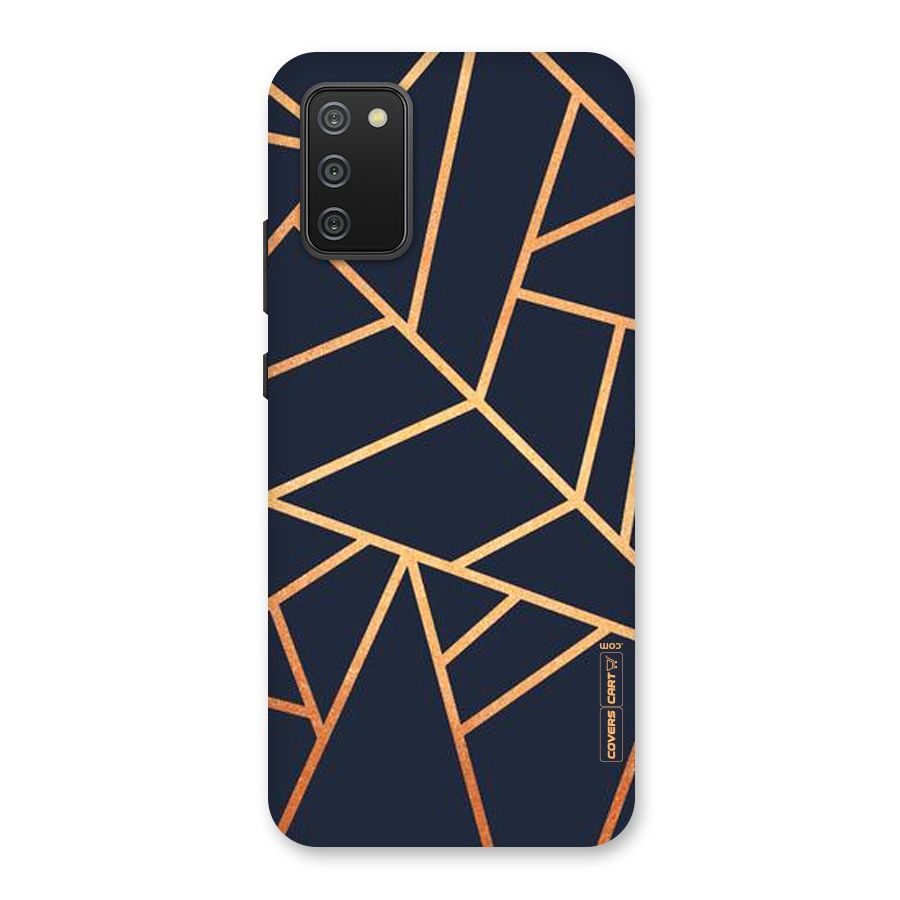 Golden Pattern Back Case for Galaxy F02s
