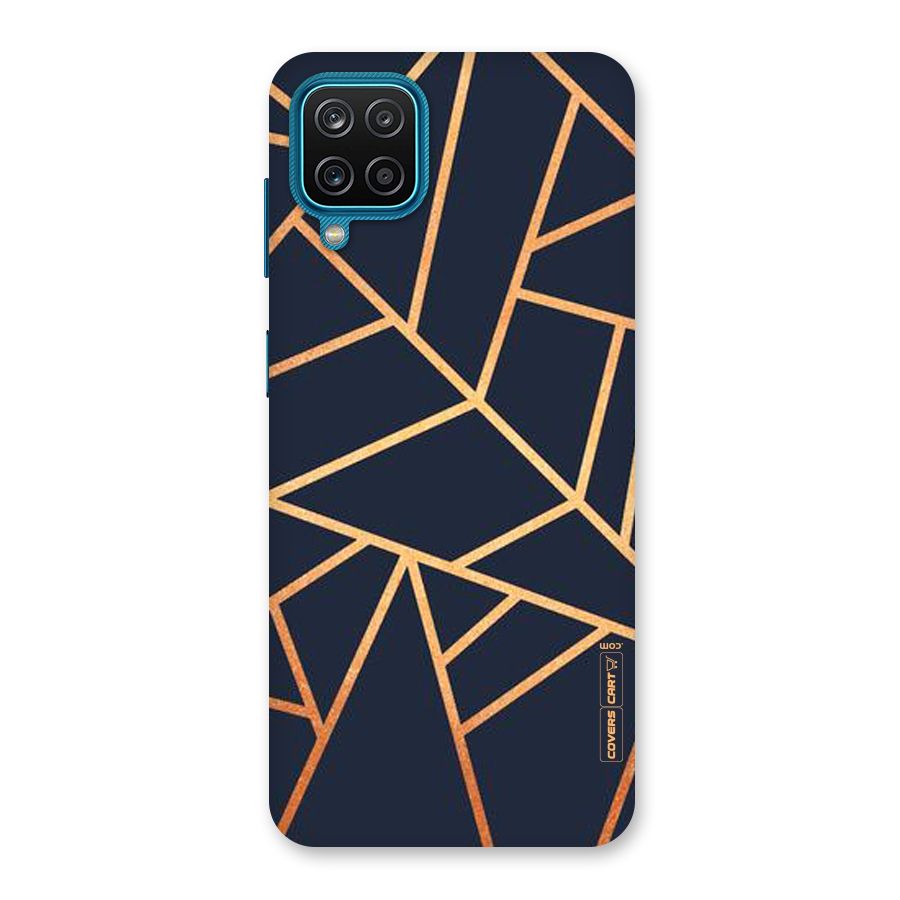 Golden Pattern Back Case for Galaxy M12