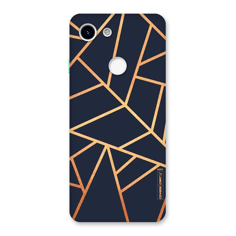 Golden Pattern Back Case for Google Pixel 3