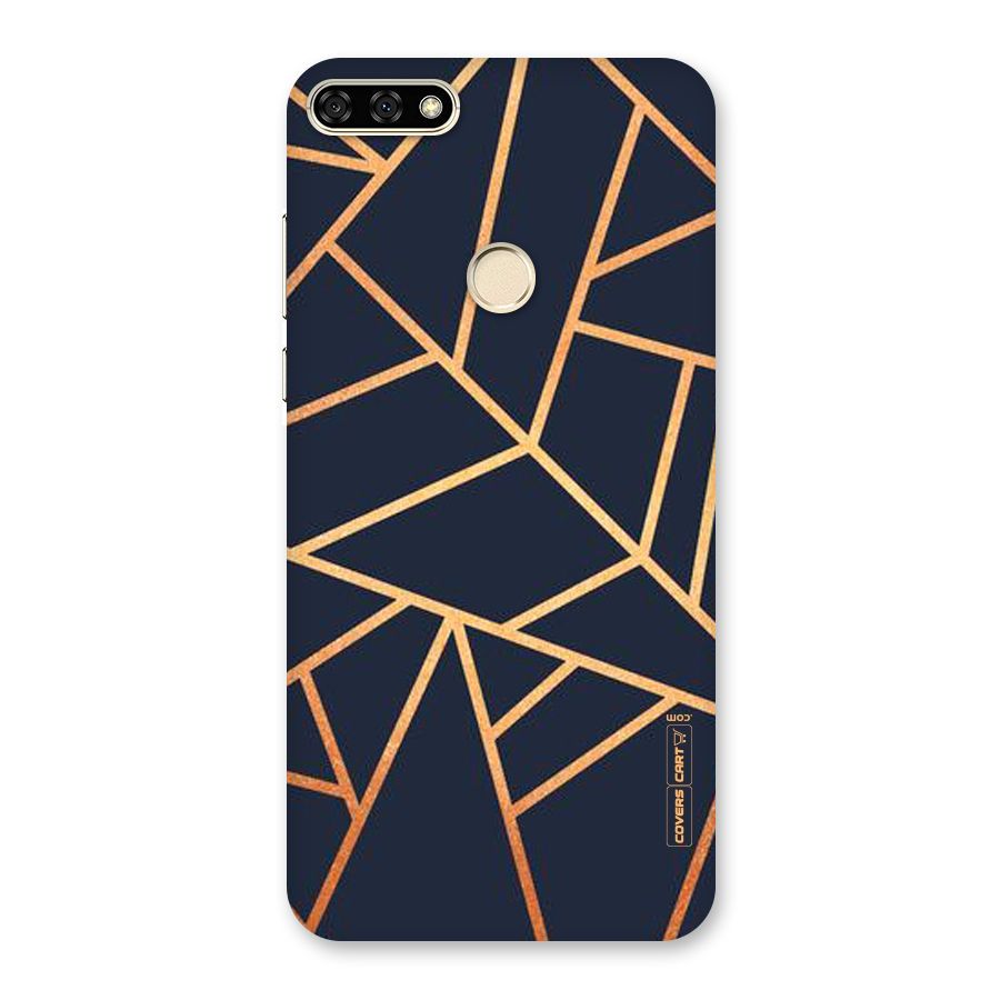 Golden Pattern Back Case for Honor 7A
