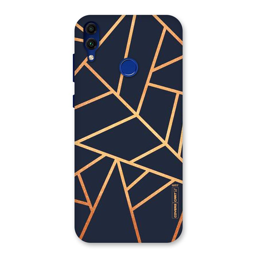 Golden Pattern Back Case for Honor 8C