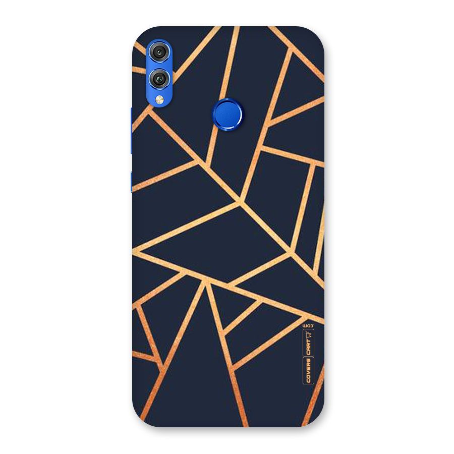 Golden Pattern Back Case for Honor 8X
