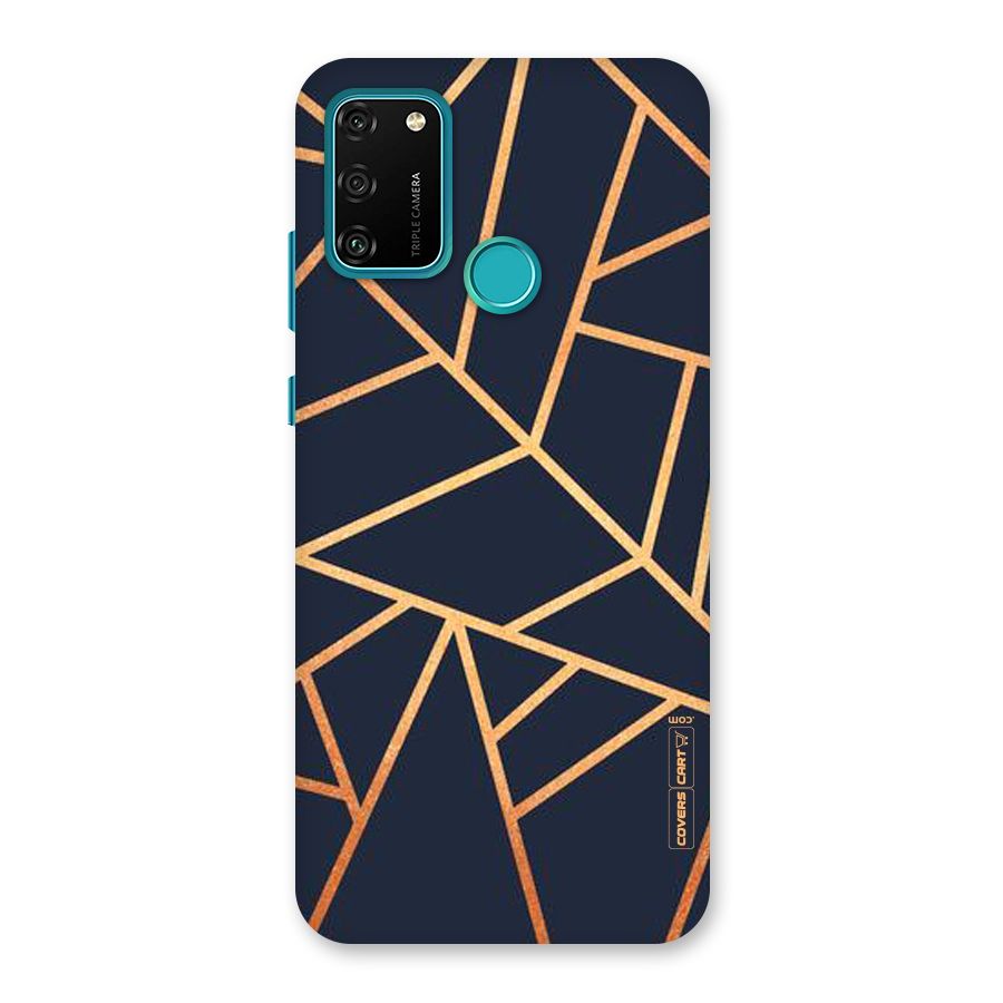Golden Pattern Back Case for Honor 9A