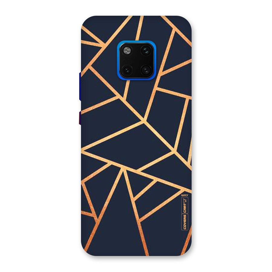 Golden Pattern Back Case for Huawei Mate 20 Pro