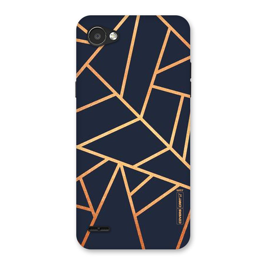 Golden Pattern Back Case for LG Q6