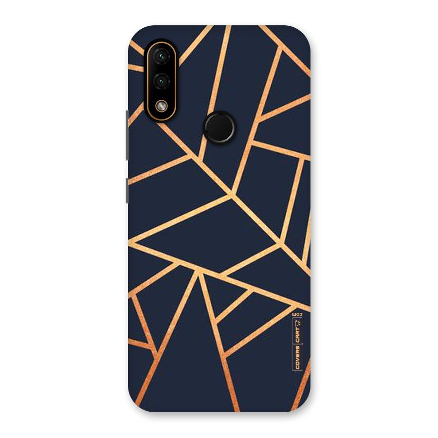 Golden Pattern Back Case for Lenovo A6 Note