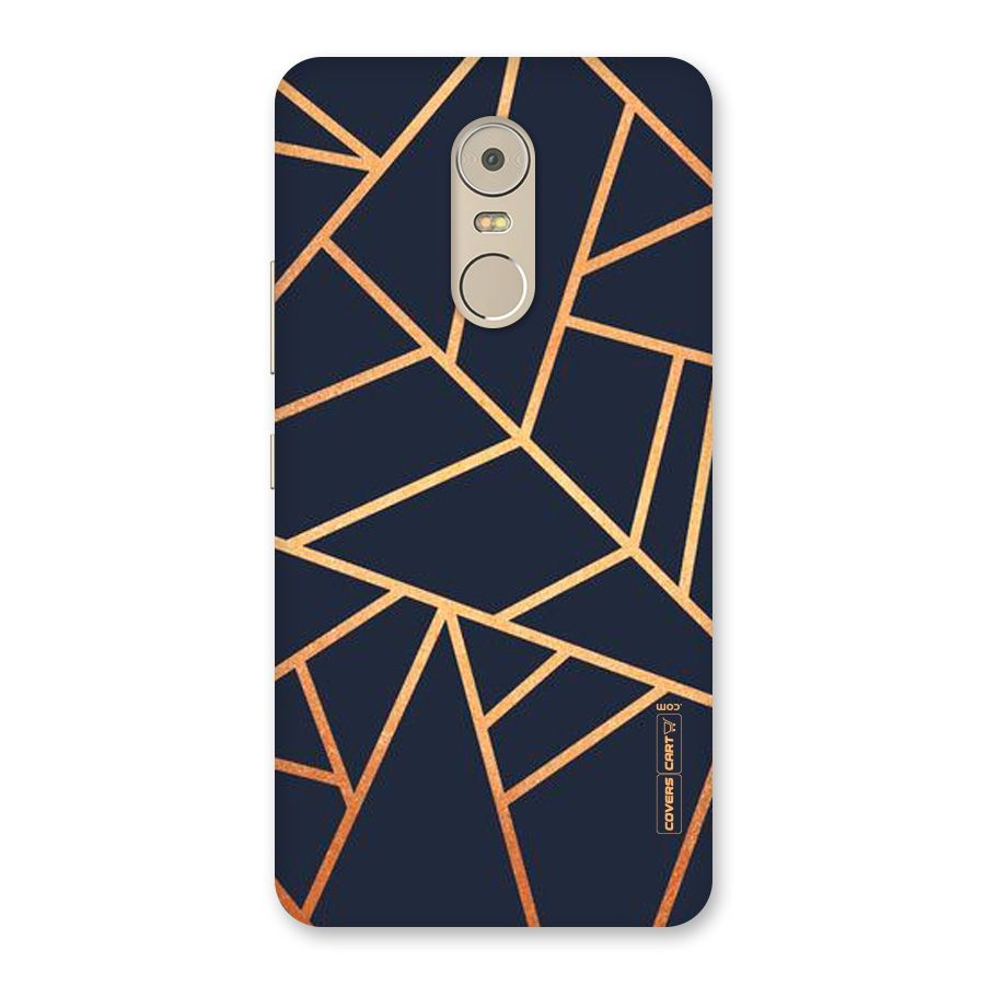 Golden Pattern Back Case for Lenovo K6 Note