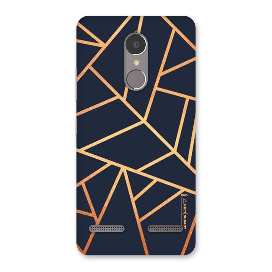 Golden Pattern Back Case for Lenovo K6 Power