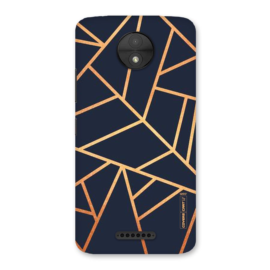 Golden Pattern Back Case for Moto C
