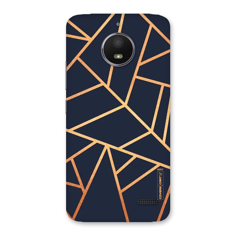 Golden Pattern Back Case for Moto E4