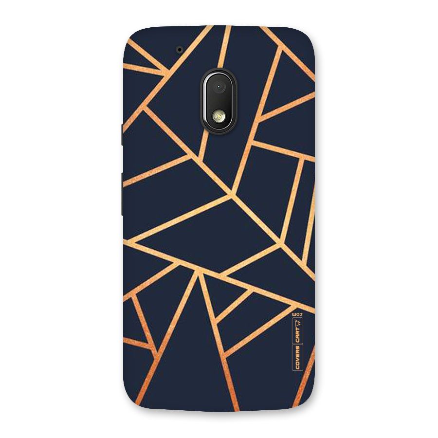 Golden Pattern Back Case for Moto G4 Play