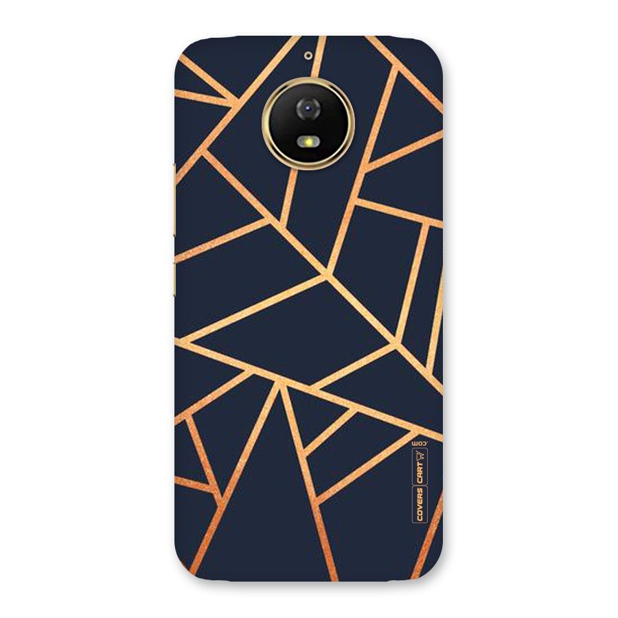 Golden Pattern Back Case for Moto G5s