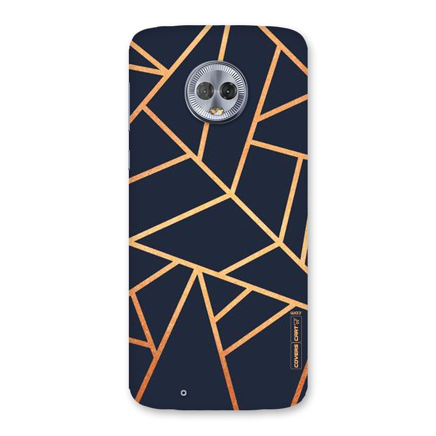 Golden Pattern Back Case for Moto G6