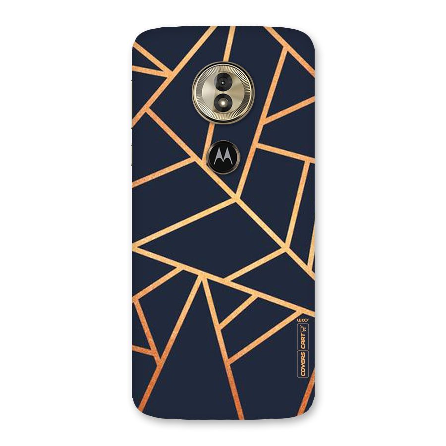 Golden Pattern Back Case for Moto G6 Play