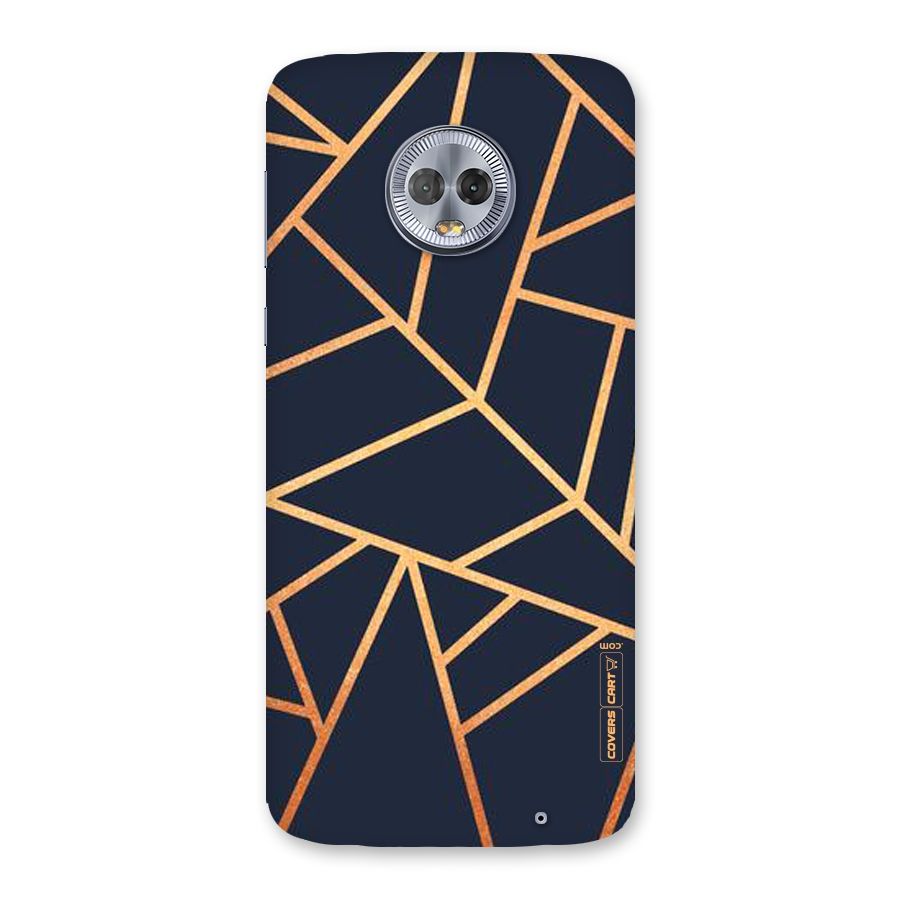 Golden Pattern Back Case for Moto G6 Plus