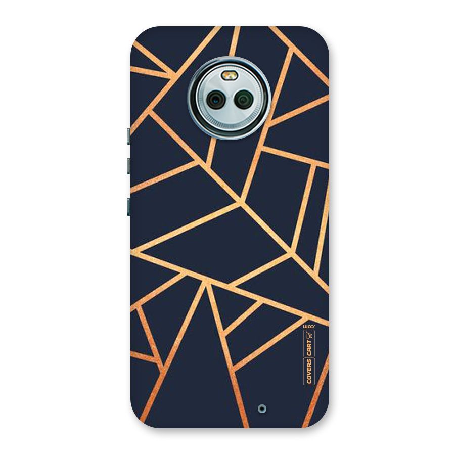 Golden Pattern Back Case for Moto X4