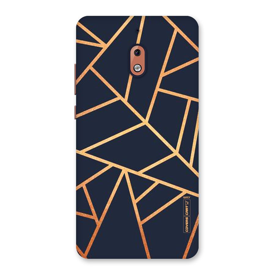 Golden Pattern Back Case for Nokia 2.1
