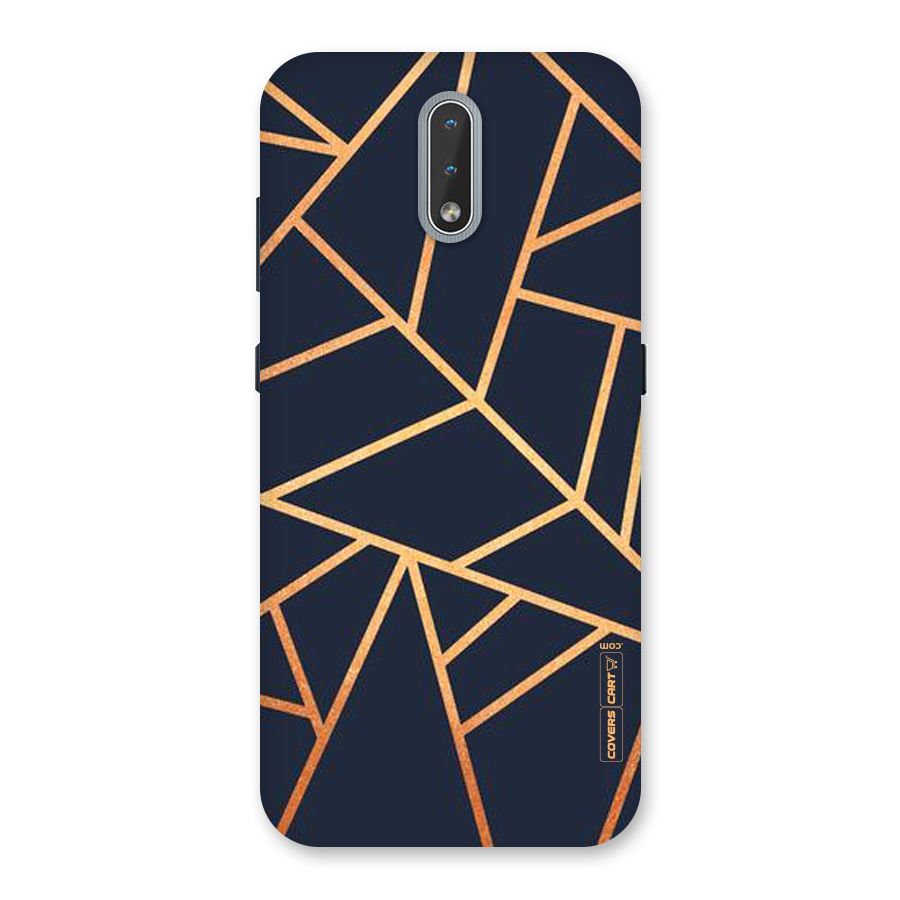 Golden Pattern Back Case for Nokia 2.3
