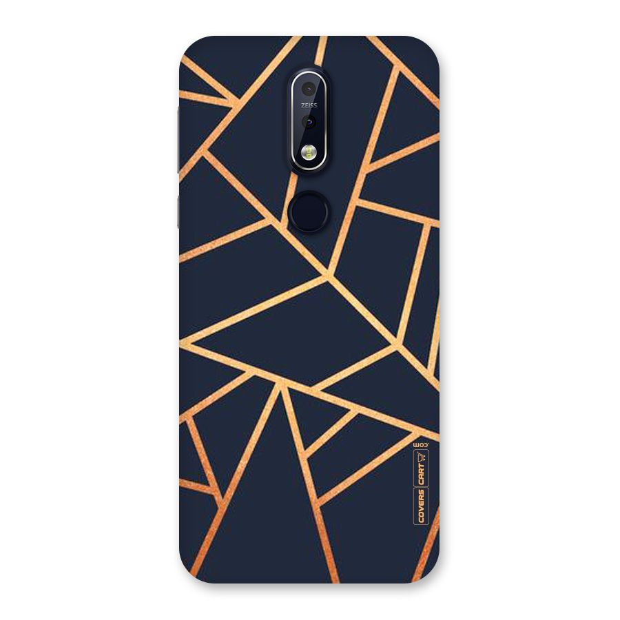 Golden Pattern Back Case for Nokia 7.1