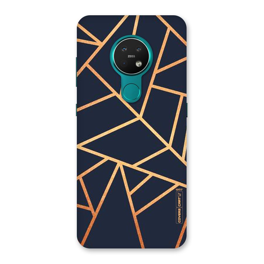 Golden Pattern Back Case for Nokia 7.2