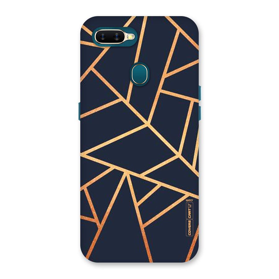 Golden Pattern Back Case for Oppo A11k
