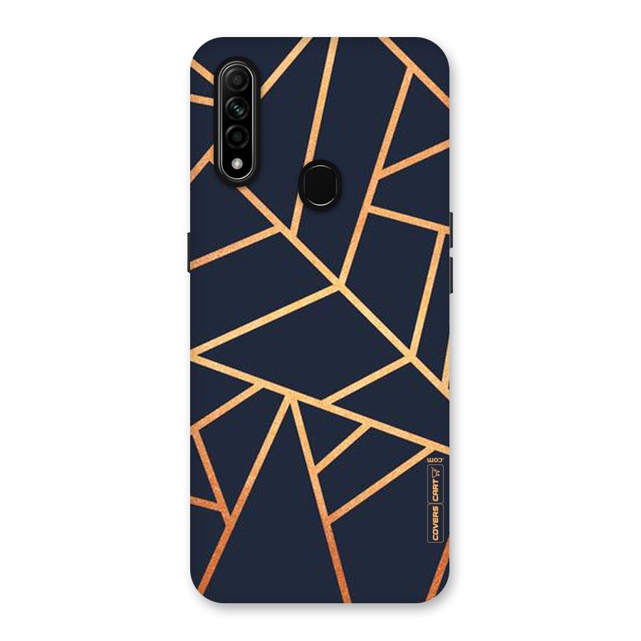 Golden Pattern Back Case for Oppo A31