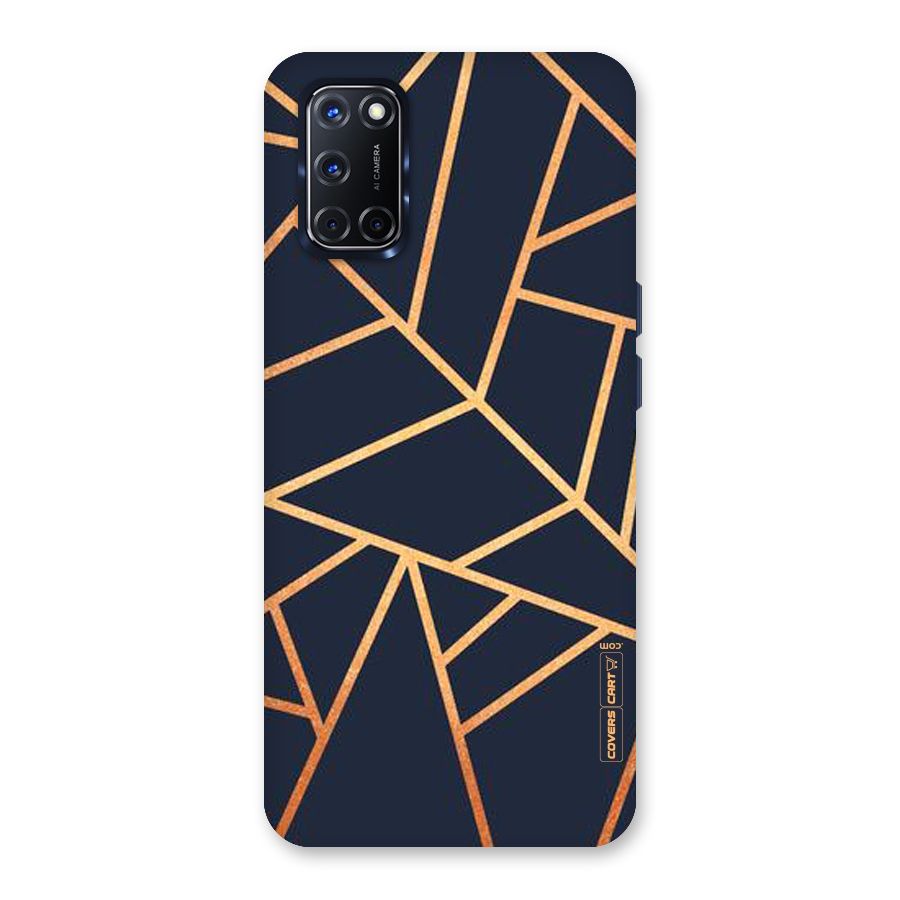 Golden Pattern Back Case for Oppo A52