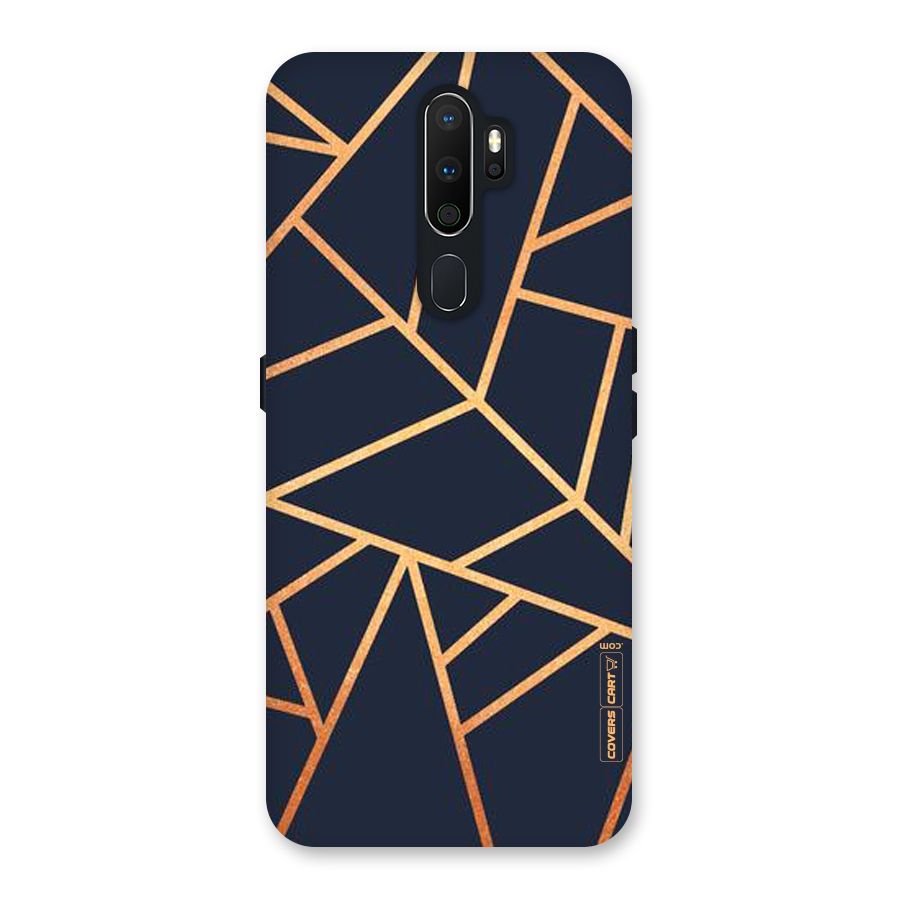 Golden Pattern Back Case for Oppo A5 (2020)