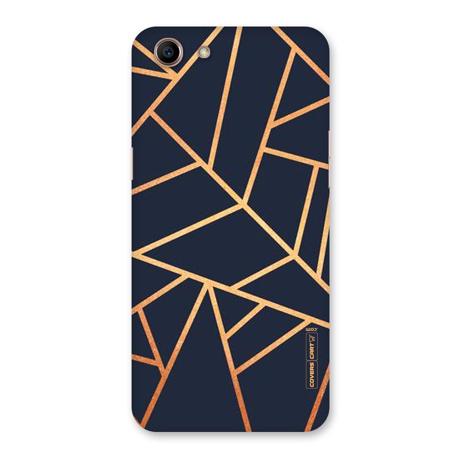 Golden Pattern Back Case for Oppo A83 (2018)