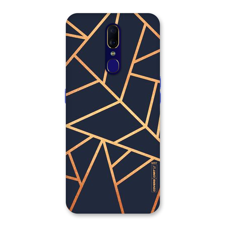 Golden Pattern Back Case for Oppo A9